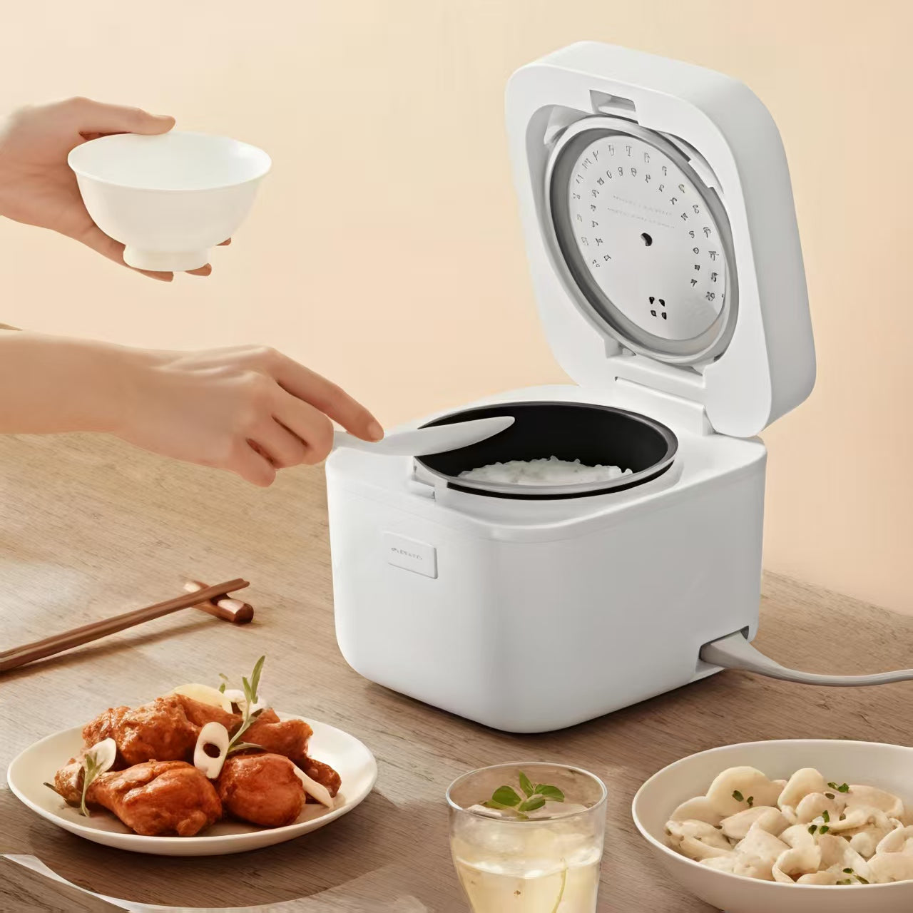 小米 诺丁汉仓 · 英版家用多功能小型电饭煲30分钟超快煮饭 1.5LGB