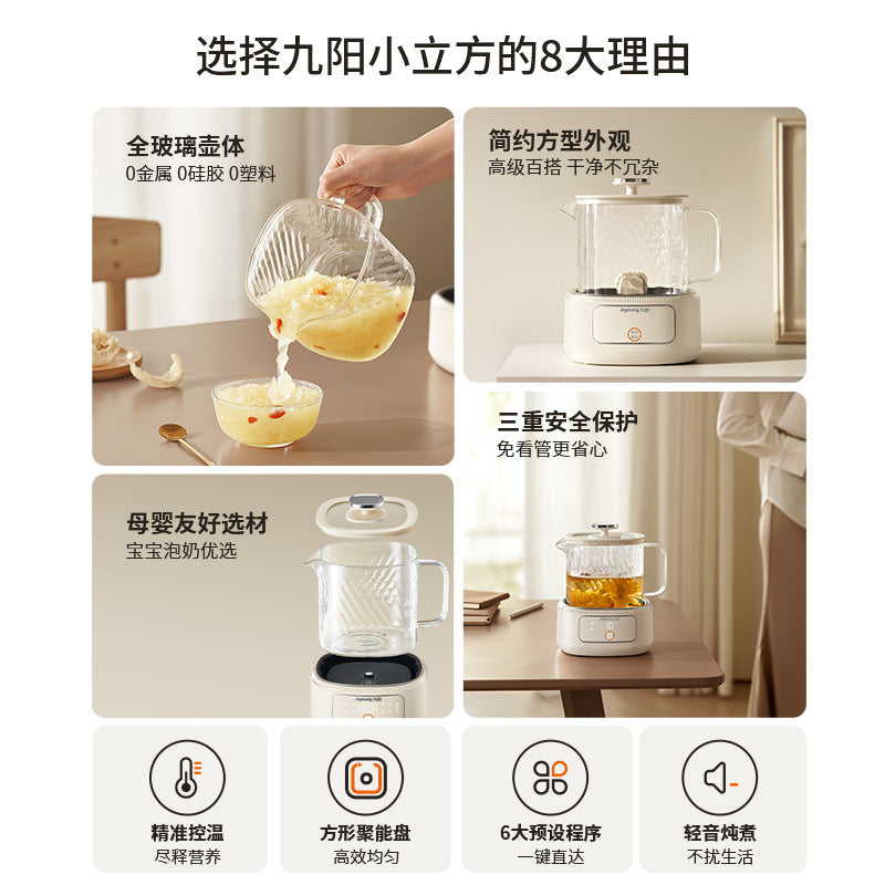 九阳1L养生壶煮茶器WY103 Joyoung 1L Health Kettle Tea Maker with Pure Extraction Technology for Herbal Tea and Wellness