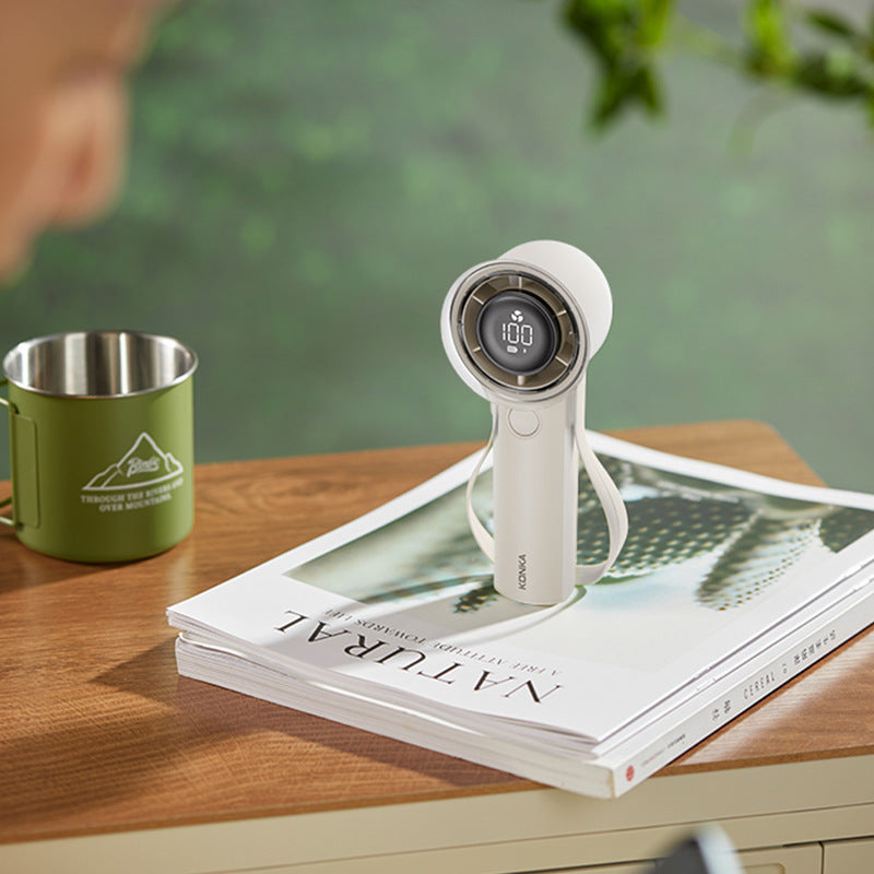 康佳手持小风扇KONKA Mini Handheld Fan Portable USB Rechargeable Cooling Fan