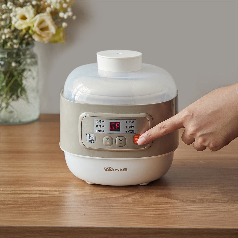 小熊一人食电炖盅Bear Mini Electric Stew Pot