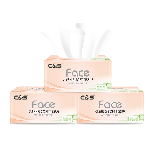 J&R Nottingham Warehouse, UK Free Shipping, Unscented Soft Facial Tissue, 120 Sheets, 3-Ply (8 Packs * 10 Rolls), 80 Packs Per Box