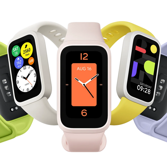 小米 诺丁汉仓 英版智能运动健康监测电子表粉色时尚男女腕表Smart Band 9 Active