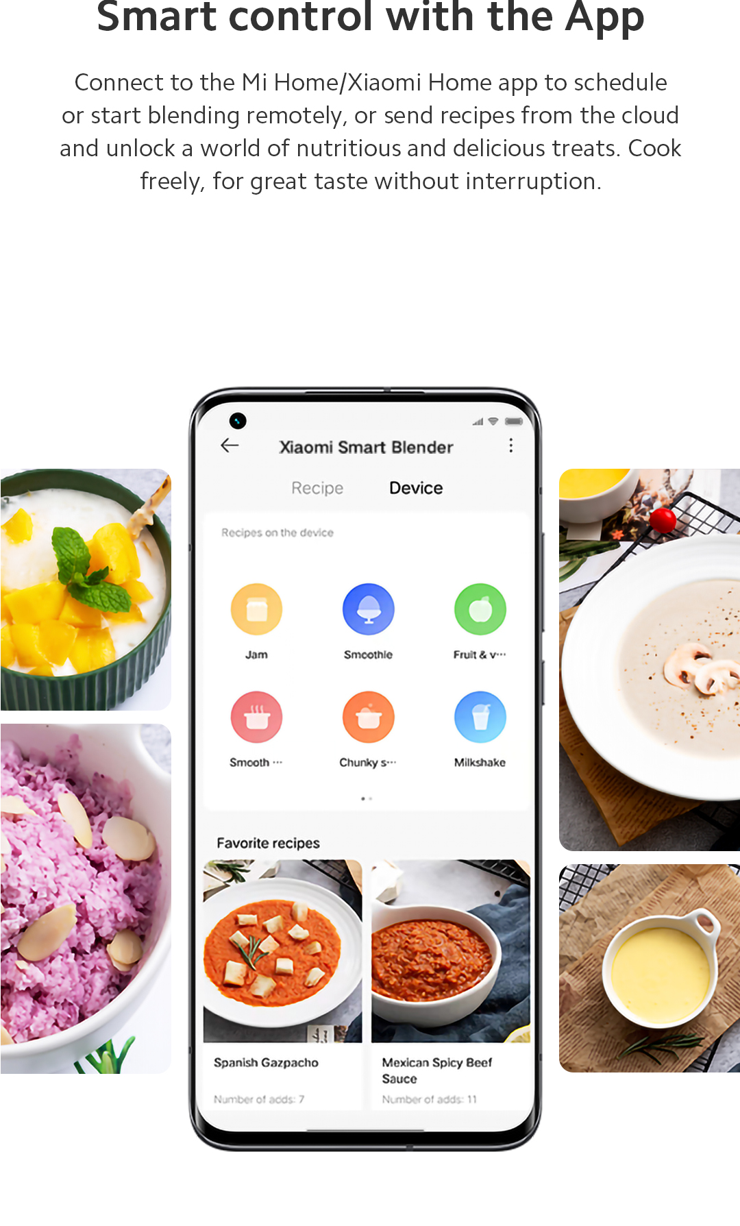 小米智能破壁机|豆浆/果昔/辅食多功能Xiaomi Smart Blender