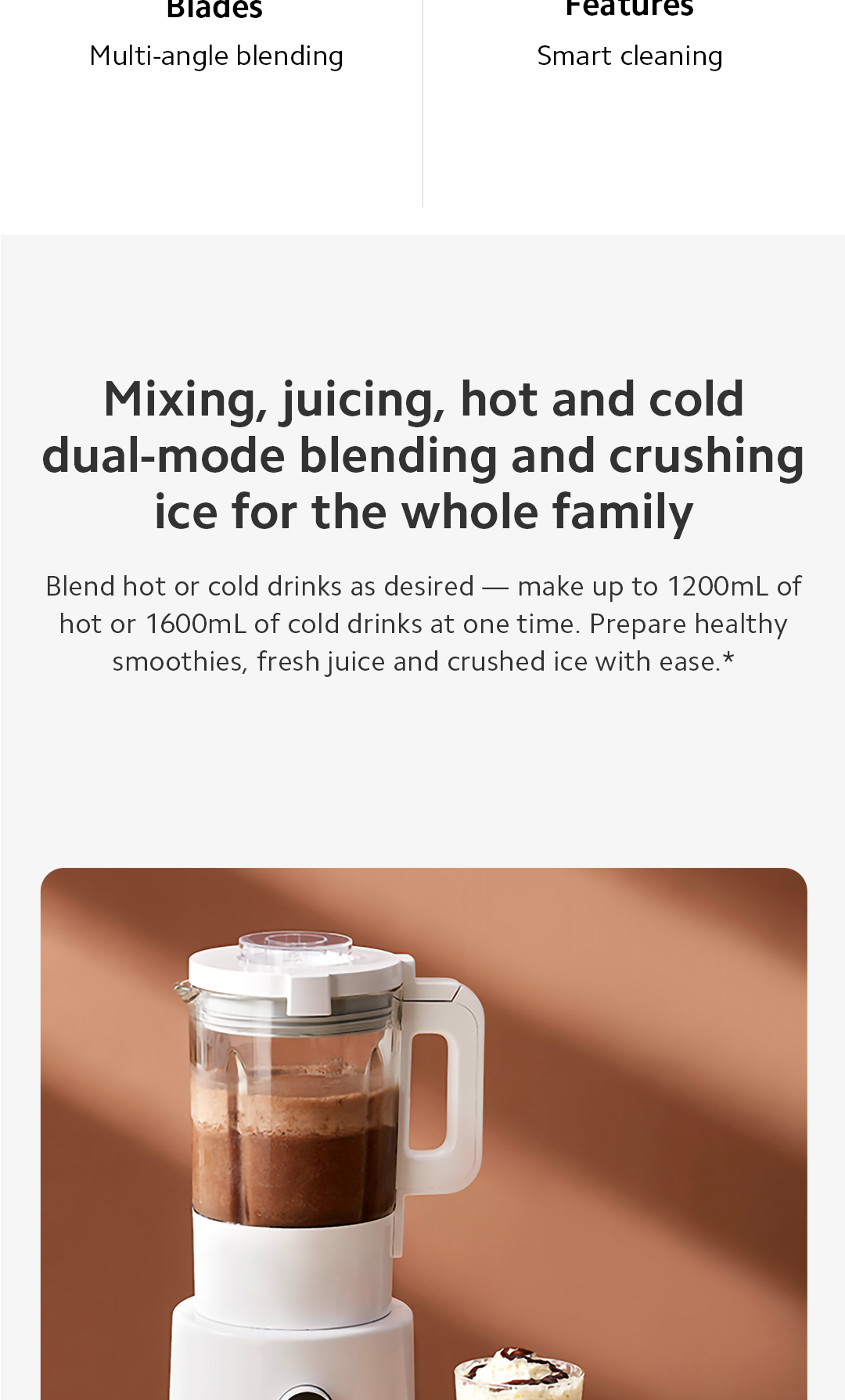 小米智能破壁机|豆浆/果昔/辅食多功能Xiaomi Smart Blender