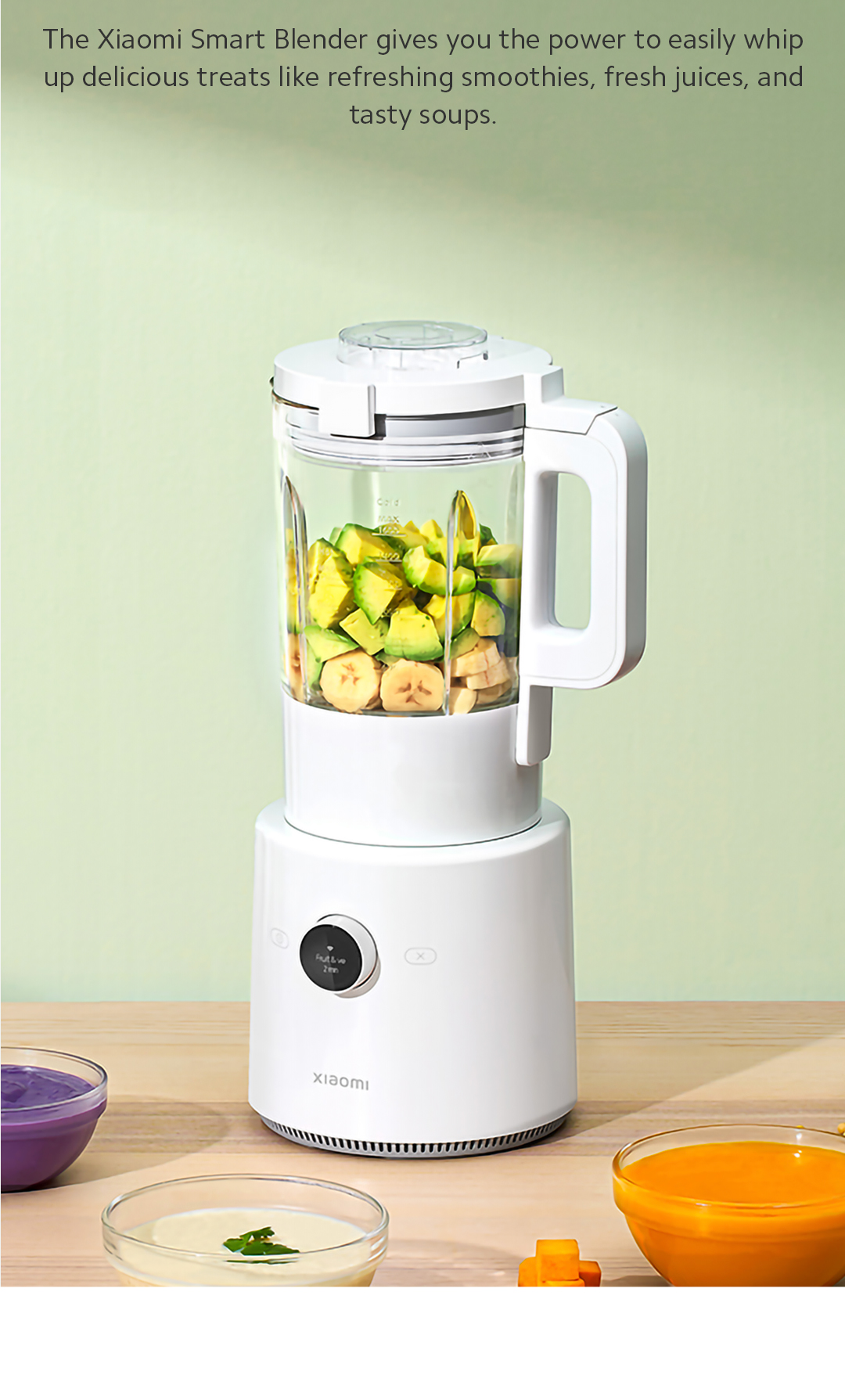 小米智能破壁机|豆浆/果昔/辅食多功能Xiaomi Smart Blender