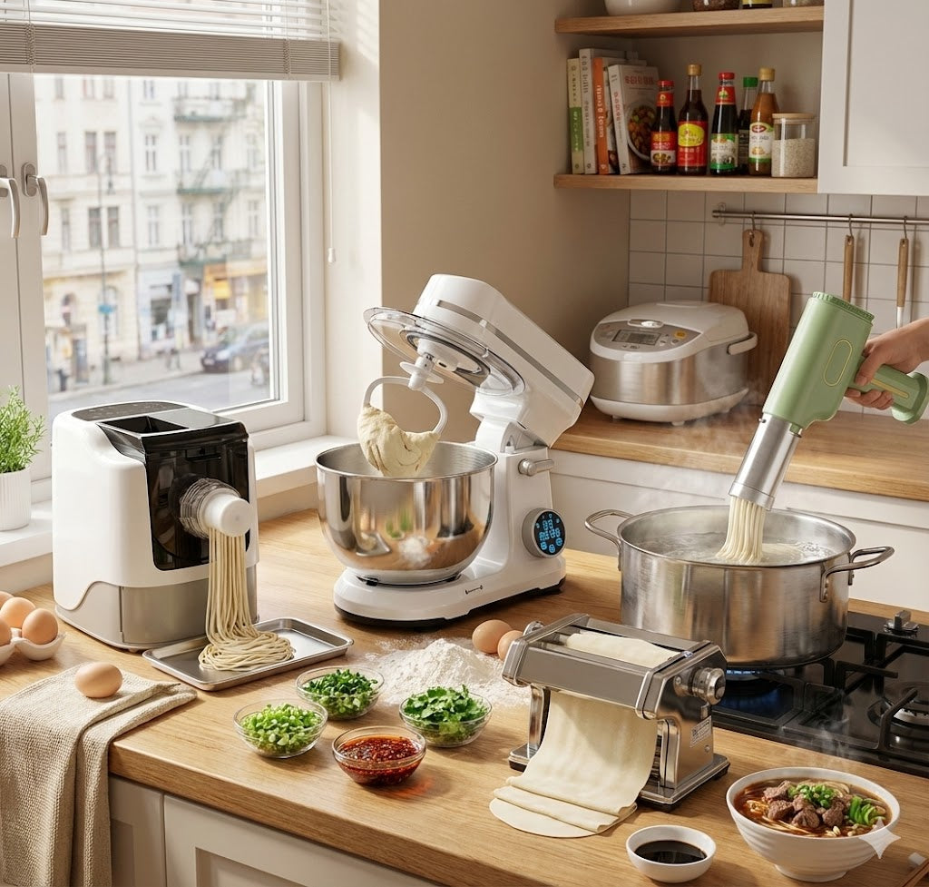 手作面食 · 和面压面