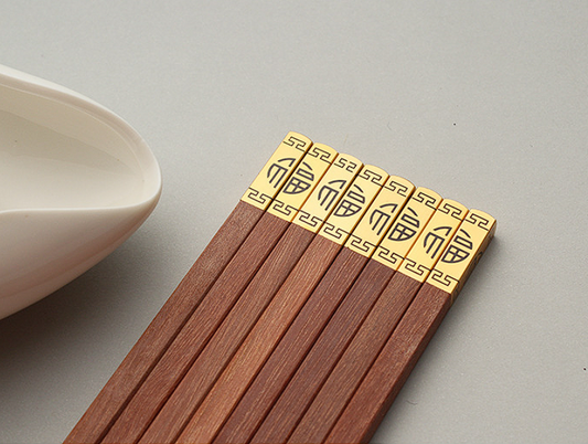鸡翅木/檀木原木筷Premium Winged Wood & Red Sandalwood Chopsticks 1pc