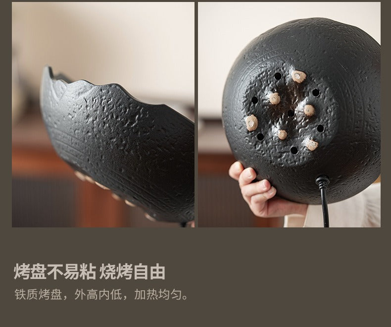 Cookbay 开学季套组 · 围炉望月 中秋煮茶｜静云电陶炉 ＋ 望月壶 苏打白 · 中秋 9/25 和开学撞在一起