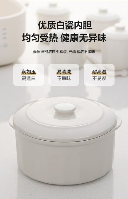 Cookbay Back-to-School Bundle · Five Pots in One, Soups ＋ Fillings｜LOTOR Electric Stew Pot 4.5L with Five Inner Pots ＋ DOMENG Meat Grinder DM-J008 ＋ UK Plug Adapter · One pot each, no racing for the ladle