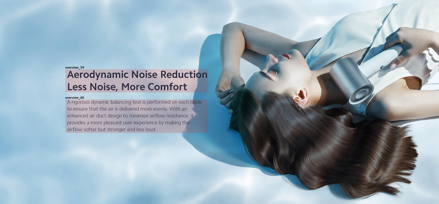 小米 诺丁汉仓全英包邮 H500 水离子护发吹风机 Xiaomi Water lonic Hair Dryer H500 UK