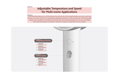 小米 Xiaomi 水离子护发吹风机 H500