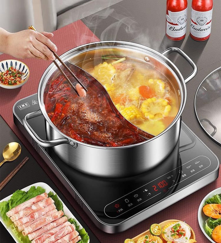 Cookbay 开学季套组 · 围一桌 火锅｜四种锅型任选 ＋ 手动切肉机 ＋ 防烫长筷 ＋ 火锅勺套装 · 超市买不到肥牛卷就自己切