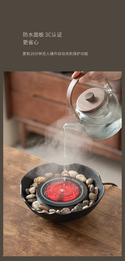 围炉煮茶套装 防水面板3C认证与20分钟自动关机
