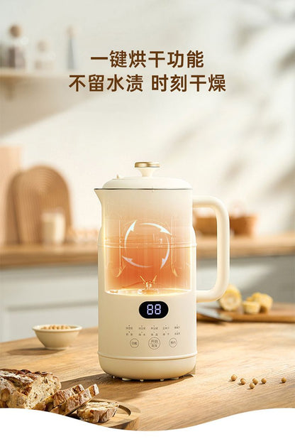 BRUNO豆浆机 一键烘干 面包与黄豆场景近景