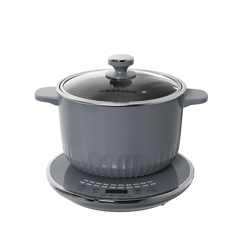 预售1.11 Royalstar 诺丁汉仓 纯钛抗菌分体式2L电煮锅DZG1580T