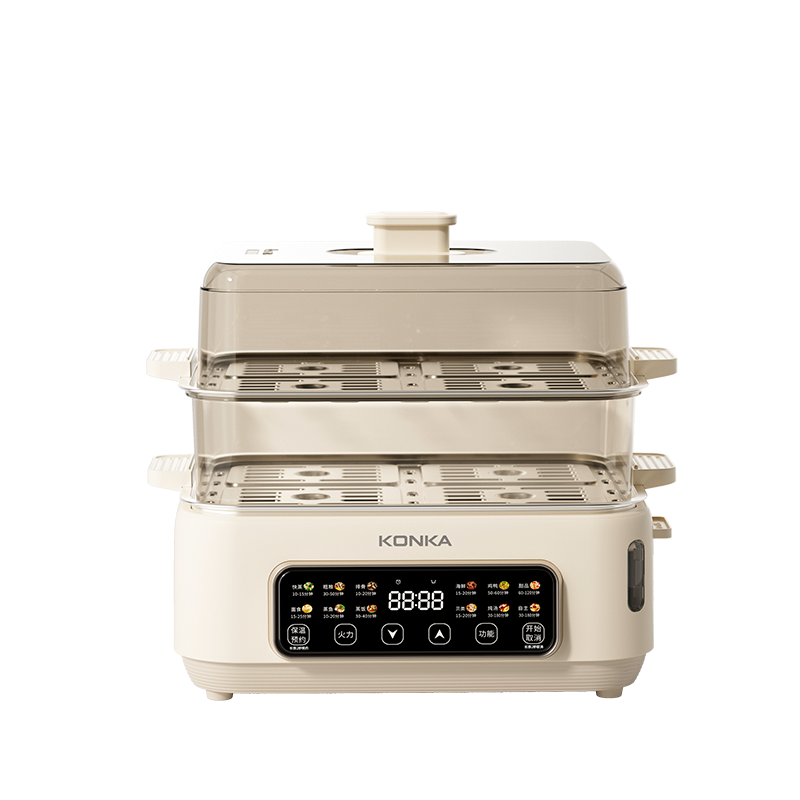 预售1.11 康佳 诺丁汉仓 · 多层电蒸锅家用蒸气炉一体锅KDZL-1555E