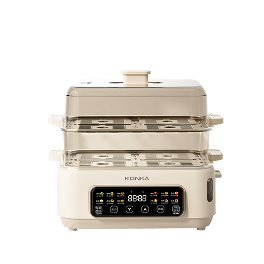 预售1.11 康佳 诺丁汉仓 · 多层电蒸锅家用蒸气炉一体锅KDZL-1555E