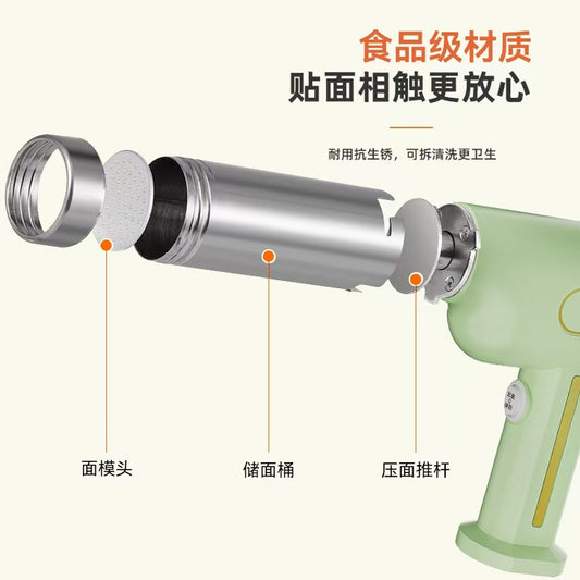 伯明翰仓 食品级无线手持电动压面机灌肠器 青色USB5L