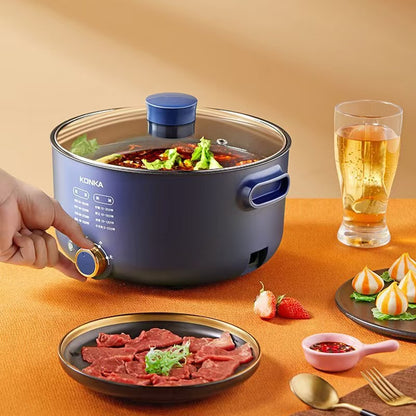 康佳 Konka 不粘涂层三层防烫多用途电火锅 5L KZG-HP502