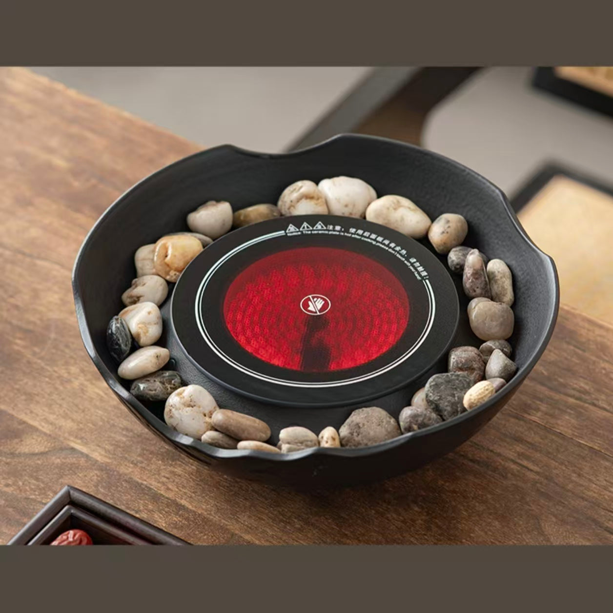 伯明翰仓 围炉煮茶过暖冬 静云电陶炉+苏打(白）望月壶X