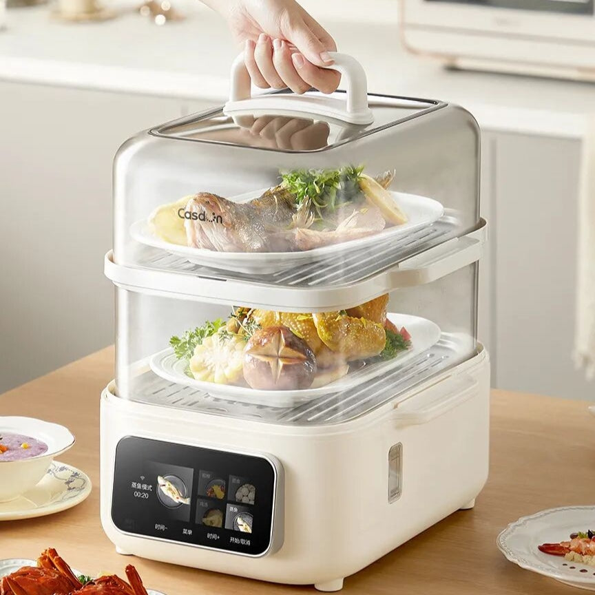 凯度（CASDON）伯明翰仓 食品级304不锈钢电蒸锅 炖蒸煮一体DZG-D5 11.6L X