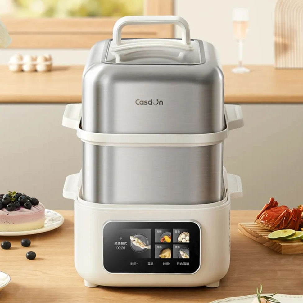 凯度（CASDON）伯明翰仓 食品级304不锈钢电蒸锅 炖蒸煮一体DZG-D5 11.6L X
