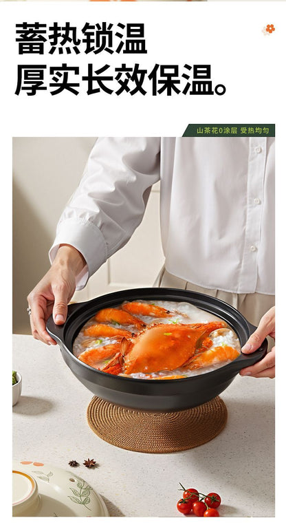 Cookbay Back-to-School Bundle · Gas-Hob Kitchen, Clay Pot ＋ Cast Iron｜Suncha Uncoated Clay Pot 2L ＋ Stainless Steel Heat Diffuser 24cm ＋ Luchuan Pre-Seasoned Cast Iron Wok · If you've got a real flame, you want these two
