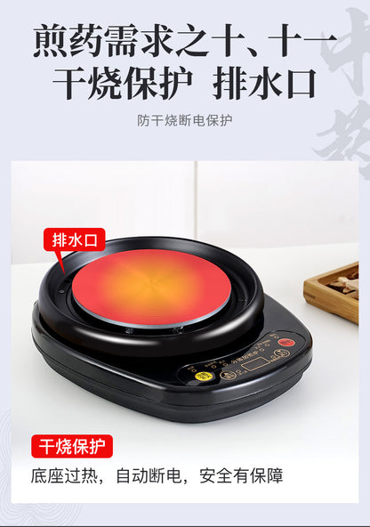 联福电煎药壶 底座排水口与干烧断电保护说明
