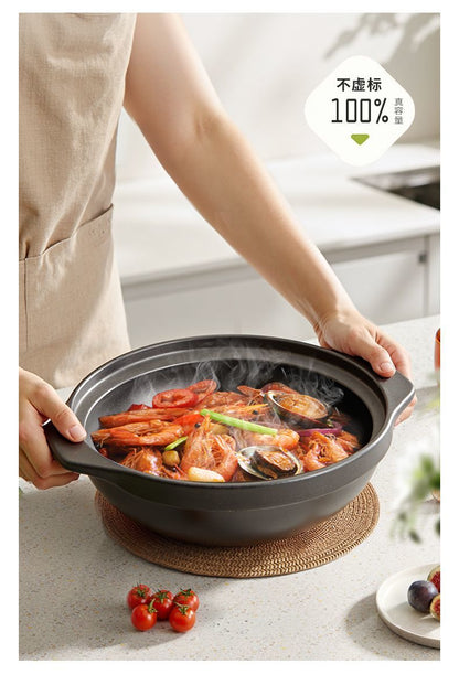 Cookbay Back-to-School Bundle · Gas-Hob Kitchen, Clay Pot ＋ Cast Iron｜Suncha Uncoated Clay Pot 2L ＋ Stainless Steel Heat Diffuser 24cm ＋ Luchuan Pre-Seasoned Cast Iron Wok · If you've got a real flame, you want these two