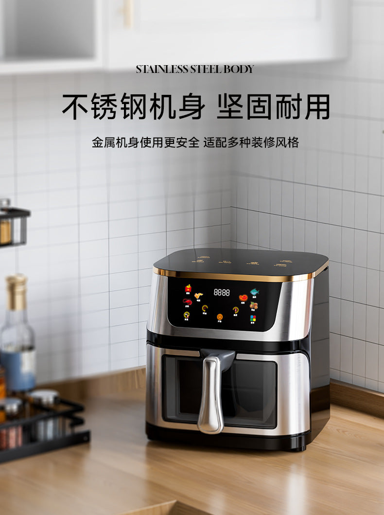Cookbay Back-to-School Bundle · Kitchen Appliance Pack, Large Capacity Edition｜Supor Little Green Pot 1.8L ＋ UK-Plug Air Fryer 10L · One setup for the whole flat
