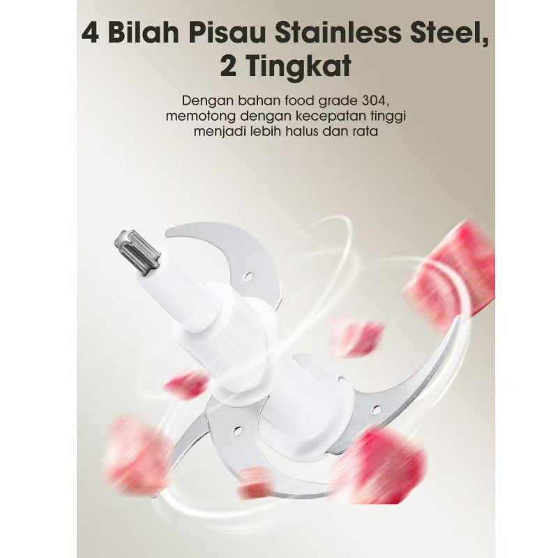 预售1.28  多蒙 伯明翰仓 英规多功能全自动家用小型绞肉机DM-J006