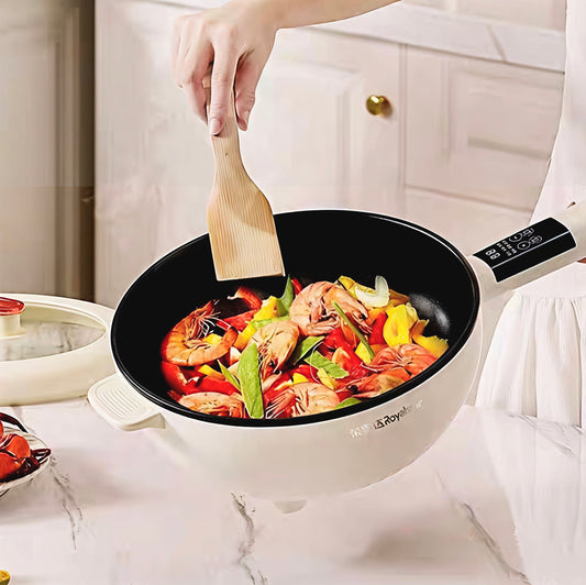 Rongshida electric stir-fryer, multi-functional cooker (frying, cooking, boiling) 