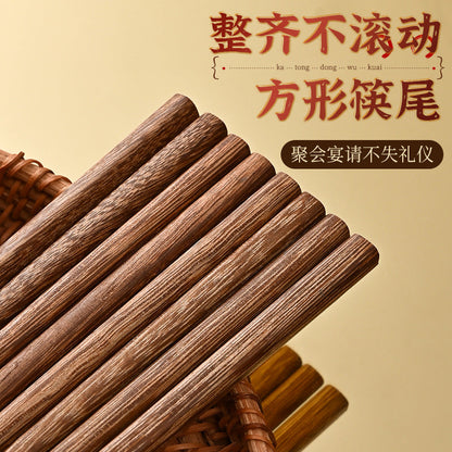 Cookbay 加长防烫防蒸汽鸡翅木火锅筷 42cm｜天然实木 · 安全环保 · 防烫防滴，原始商品详情图 3