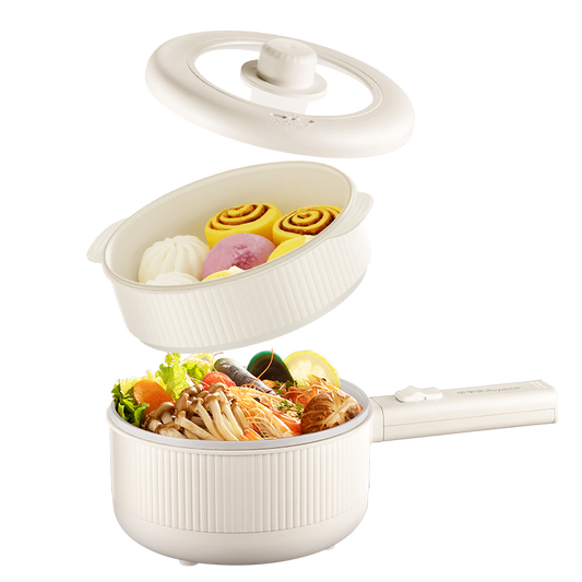 预售1.11 荣事达 诺丁汉仓 蒸煮煎炖涮多功能电煮锅DZG16G