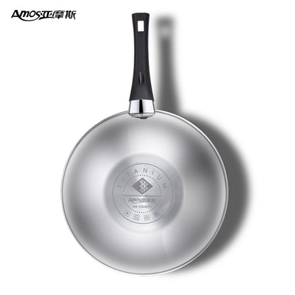 亚摩斯 AMOS 纯钛炒锅 AS-CG30T1