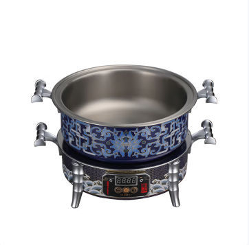 预售1.11 Royalstar 诺丁汉仓 景泰蓝钛99.9%纯钛分体式电火锅HG1898T