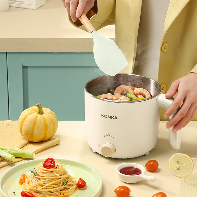 预售1.11 康佳 诺丁汉仓 多功能迷你小煮锅家用电煮锅KZG-15YX301  1.5L