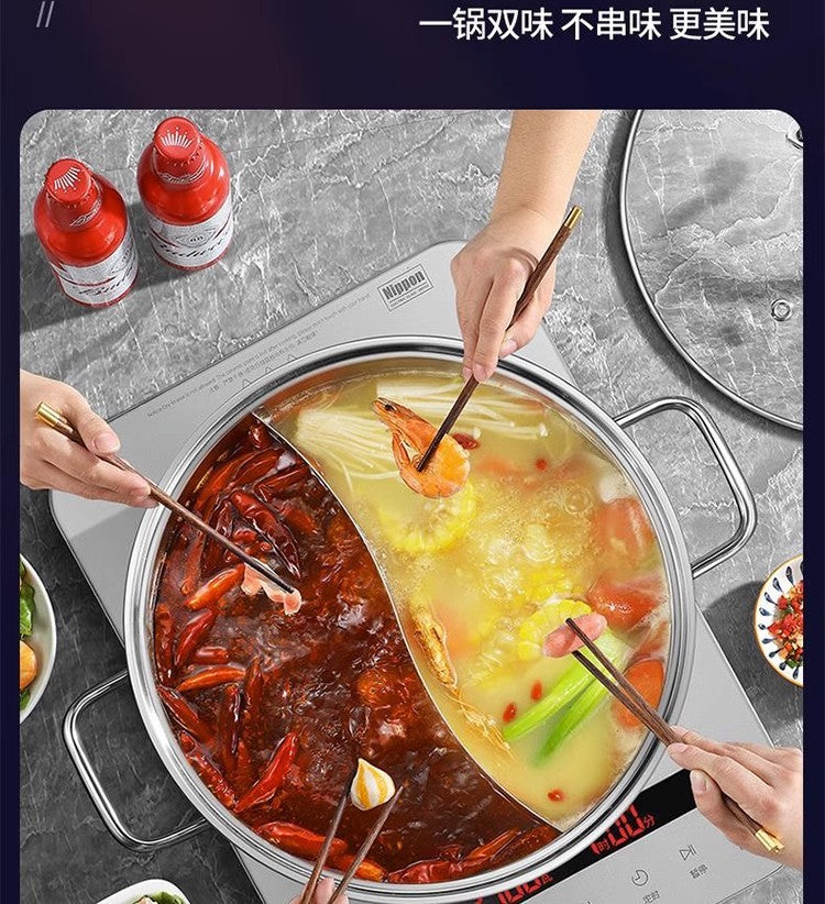 Cookbay 开学季套组 · 围一桌 火锅｜四种锅型任选 ＋ 手动切肉机 ＋ 防烫长筷 ＋ 火锅勺套装 · 超市买不到肥牛卷就自己切
