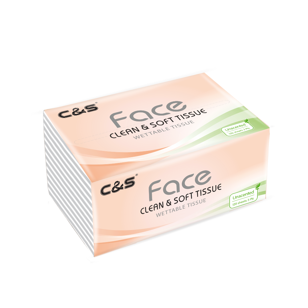 洁柔 诺丁汉仓全英包邮 无香软抽纸 120抽3层（8包*10提）一箱共80包TR013-08x