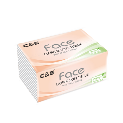 洁柔 诺丁汉仓全英包邮 无香软抽纸 120抽3层（8包*10提）一箱共80包TR013-08x