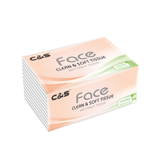 洁柔 诺丁汉仓全英包邮 无香软抽纸 120抽3层（8包*10提）一箱共80包TR013-08x