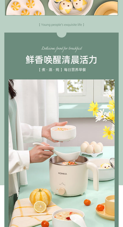 康佳迷你小煮锅 清晨早餐场景 加蒸笼蒸蛋