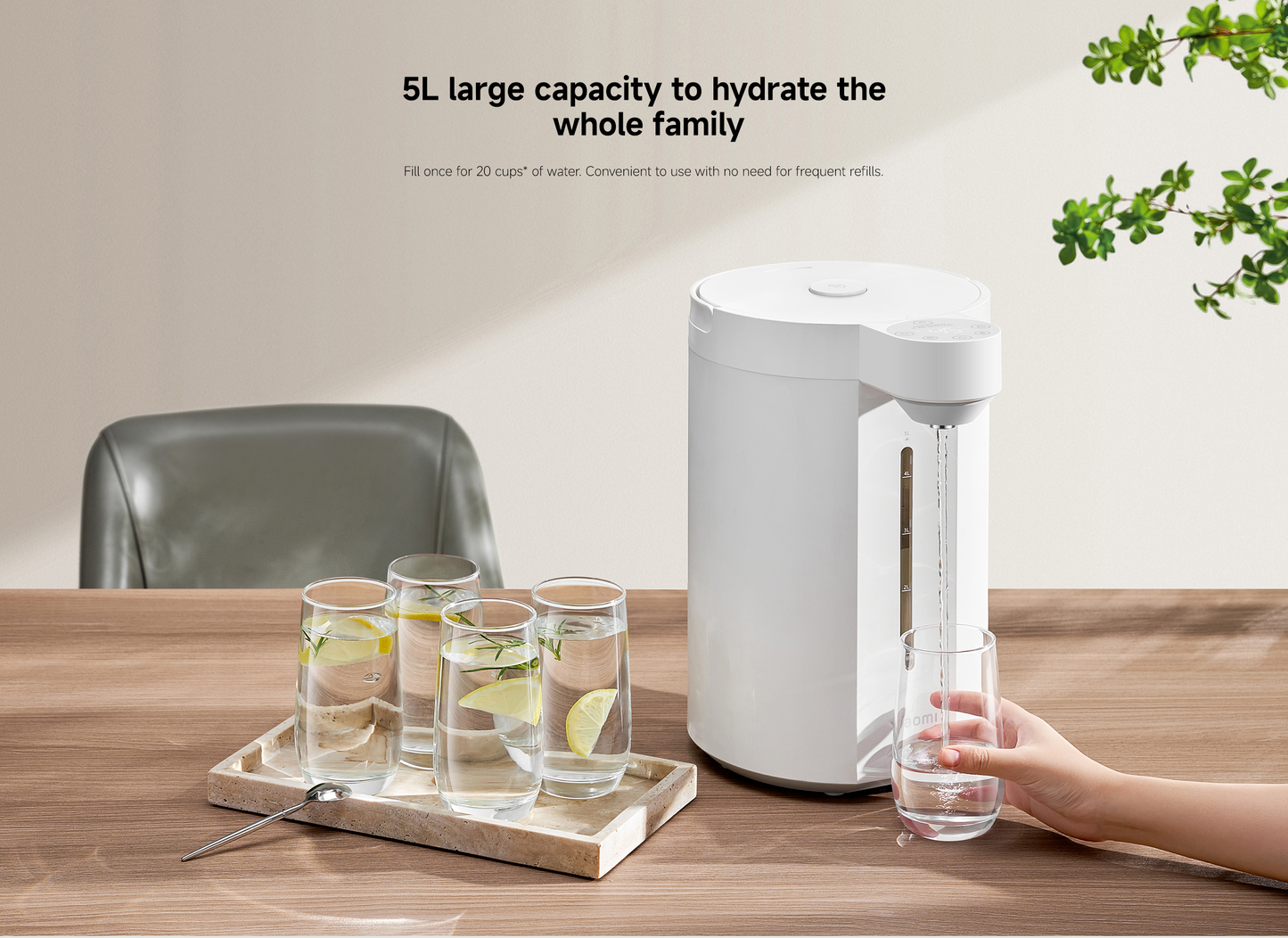 小米 5L 智能即热饮水机Xiaomi Smart Electric Hot Water Dispenser 5L