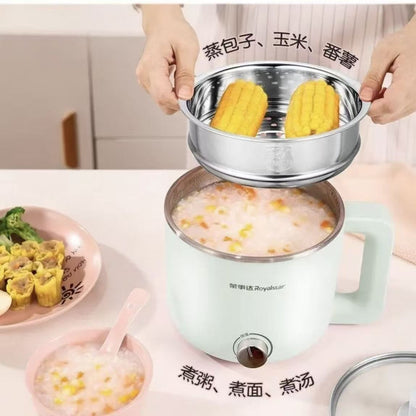 Royalstar Multi-Function Mini Cooker 1.5L RHG-MN15PL｜Steam, Boil & Fry in One · Dorm Meals for One