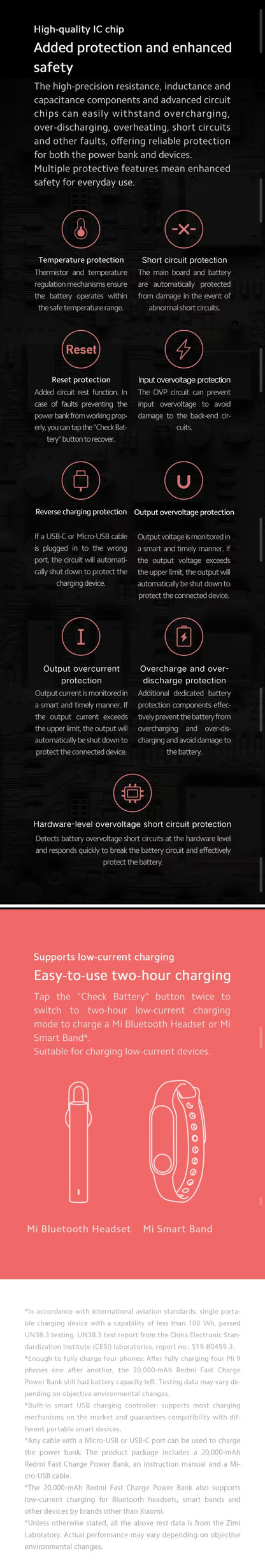 小米  诺丁汉仓全英包邮 ·20000mAh快充移动电源 黑色