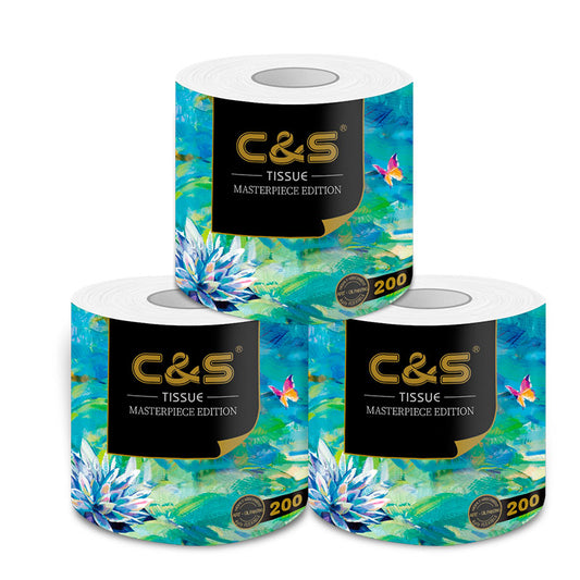 洁柔 诺丁汉仓全英包邮 · 整箱卫生纸200g4层（有芯）10卷6提 箱60卷