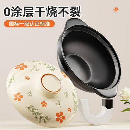 Cookbay Back-to-School Bundle · Gas-Hob Kitchen, Clay Pot ＋ Cast Iron｜Suncha Uncoated Clay Pot 2L ＋ Stainless Steel Heat Diffuser 24cm ＋ Luchuan Pre-Seasoned Cast Iron Wok · If you've got a real flame, you want these two