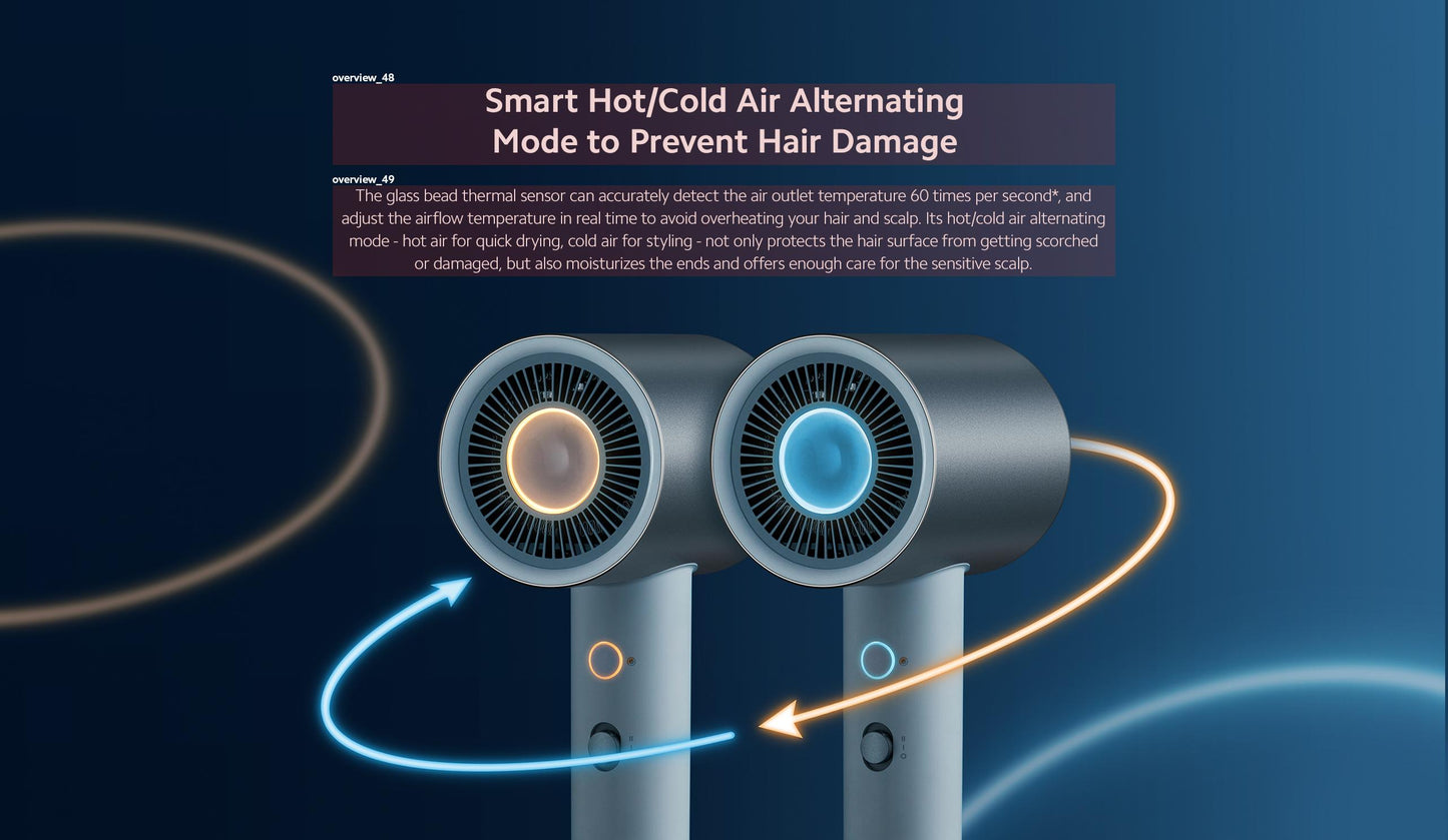 小米 诺丁汉仓全英包邮 H500 水离子护发吹风机 Xiaomi Water lonic Hair Dryer H500 UK