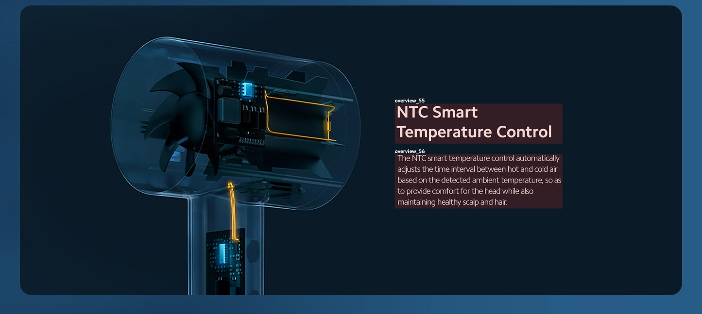 小米 诺丁汉仓全英包邮 H500 水离子护发吹风机 Xiaomi Water lonic Hair Dryer H500 UK