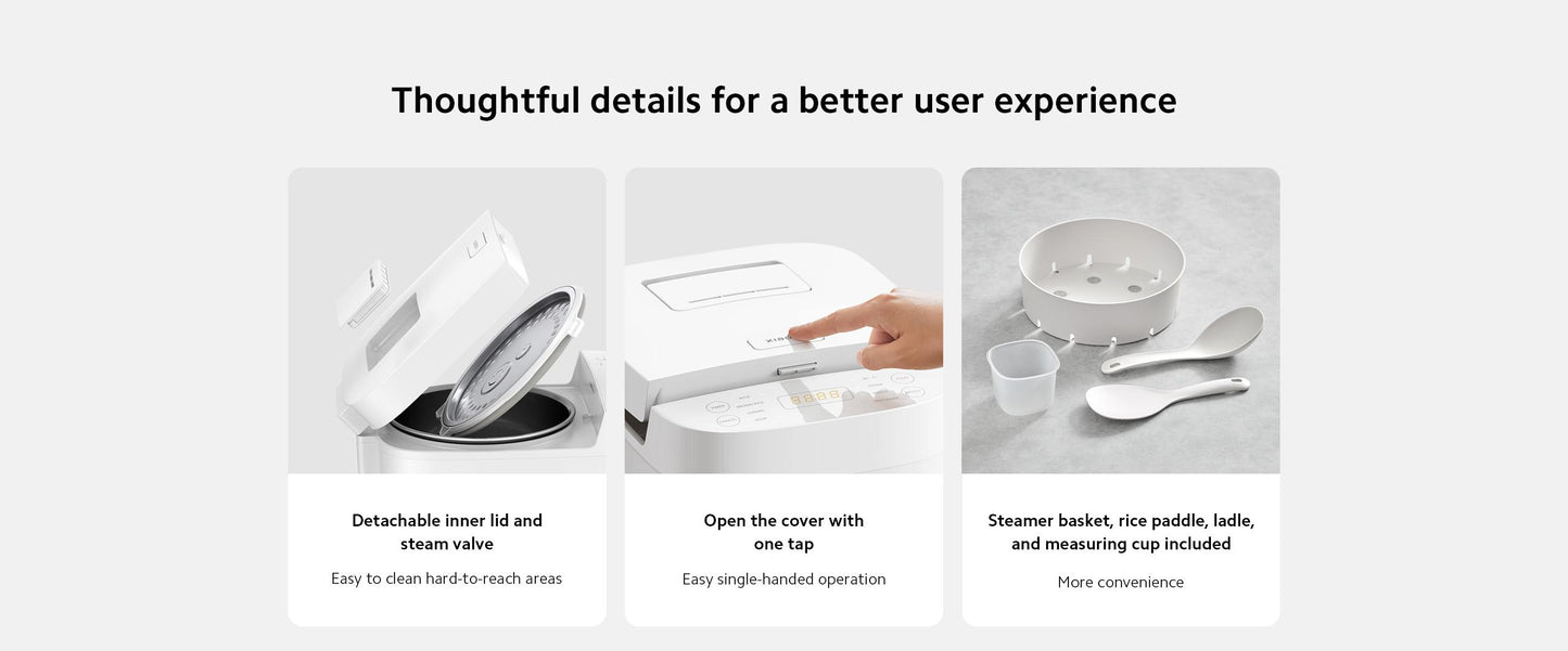 小米 诺丁汉仓 多功能智能电饭煲Xiaomi Smart Multifunctional Rice Cooker  3L